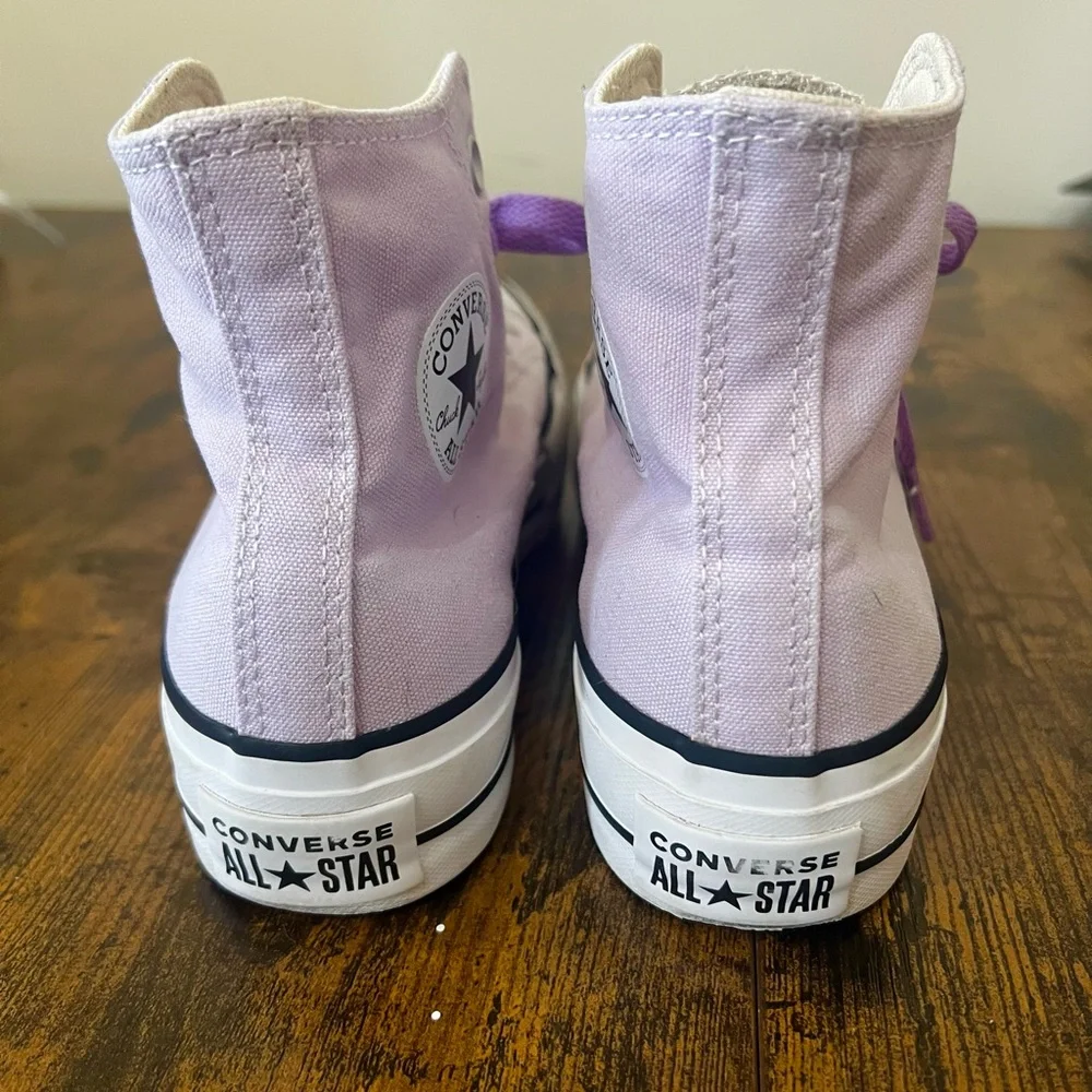 Converse Chuck Taylor All Star Lift Platform Sneakers Shoe SZ 6 Violet Purple - Picture 6 of 7